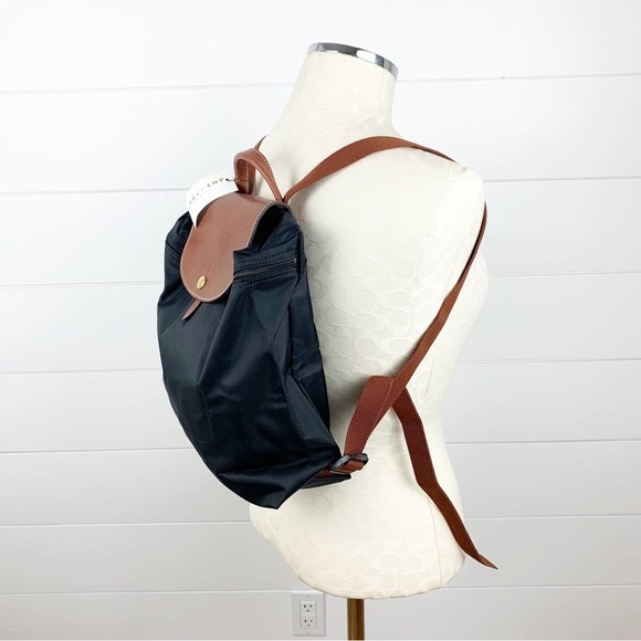 Longchamp Black and Brown Backpack - Picture 4 of 11